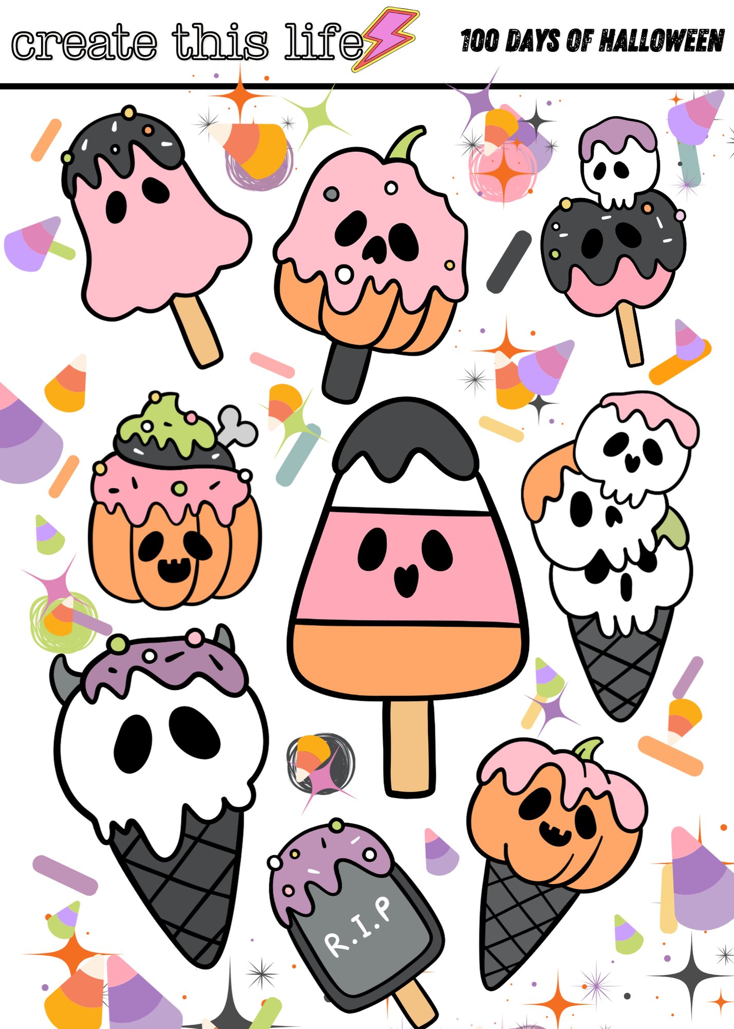 100 Days of Happy Halloween