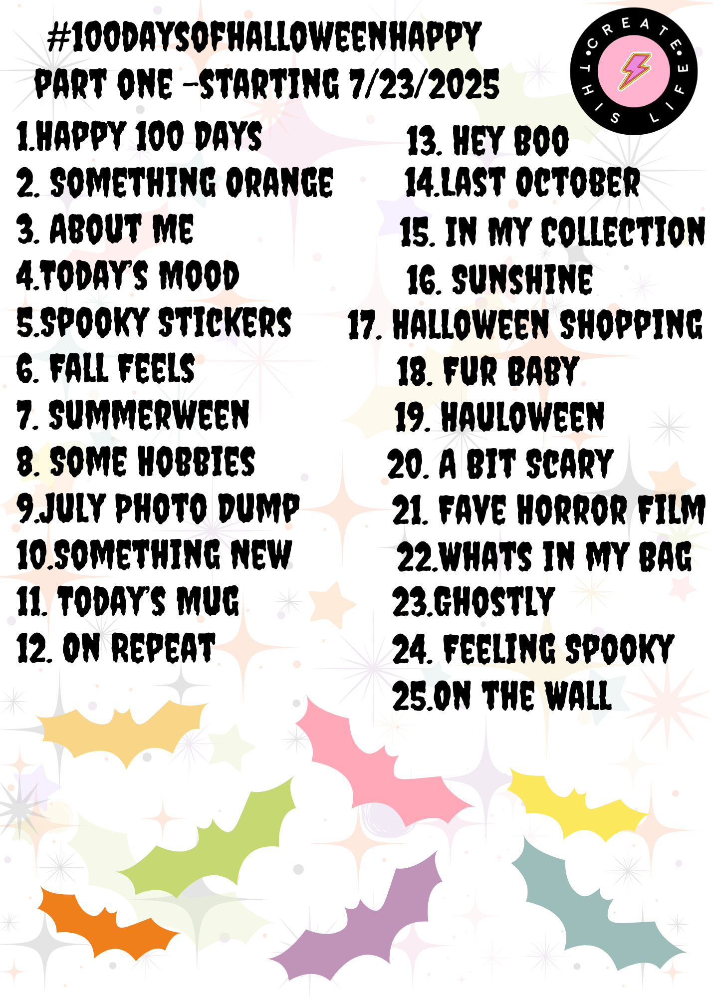 100 Days of Happy Halloween