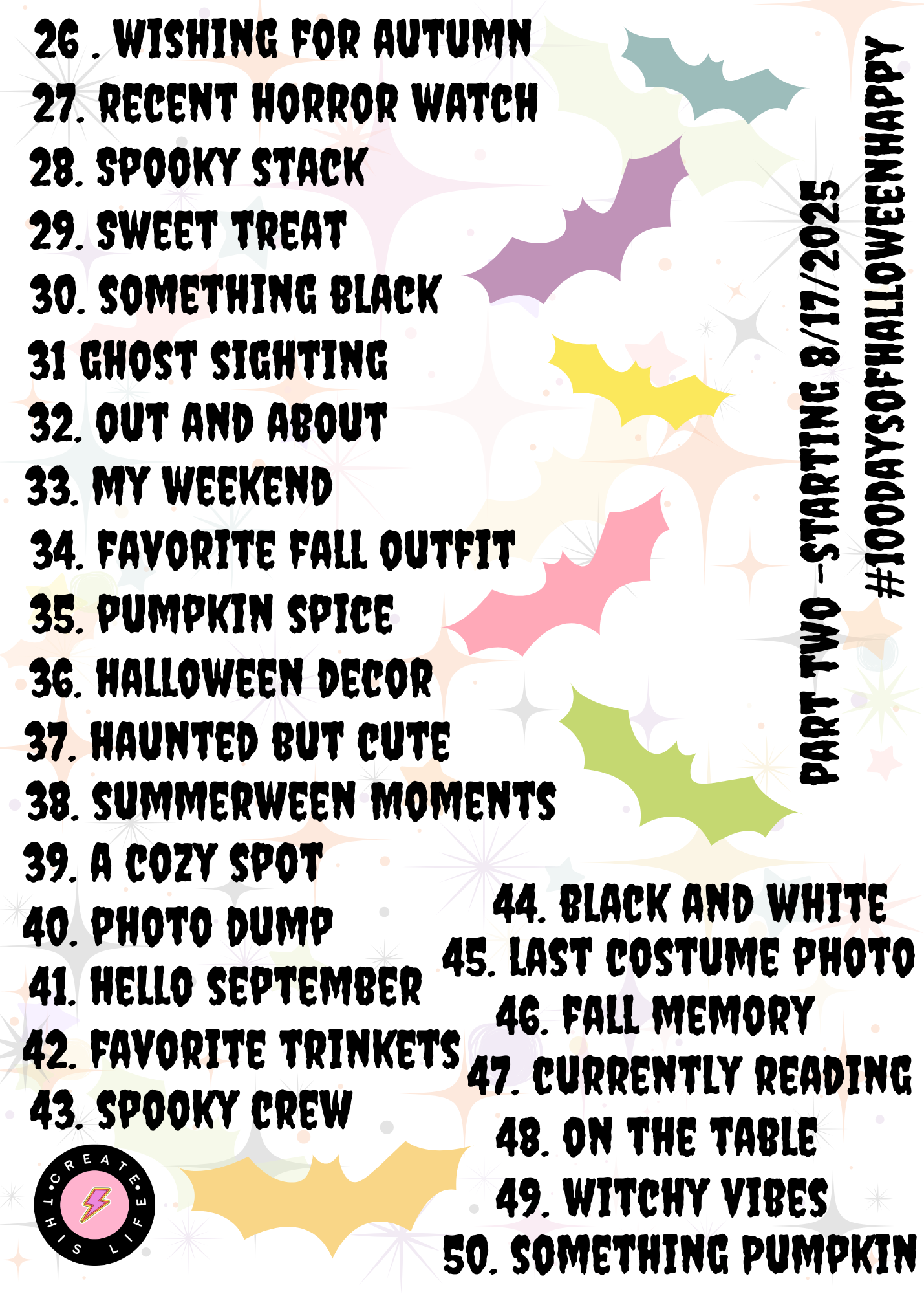 100 Days of Happy Halloween