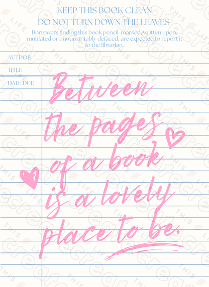 Bookish BGs