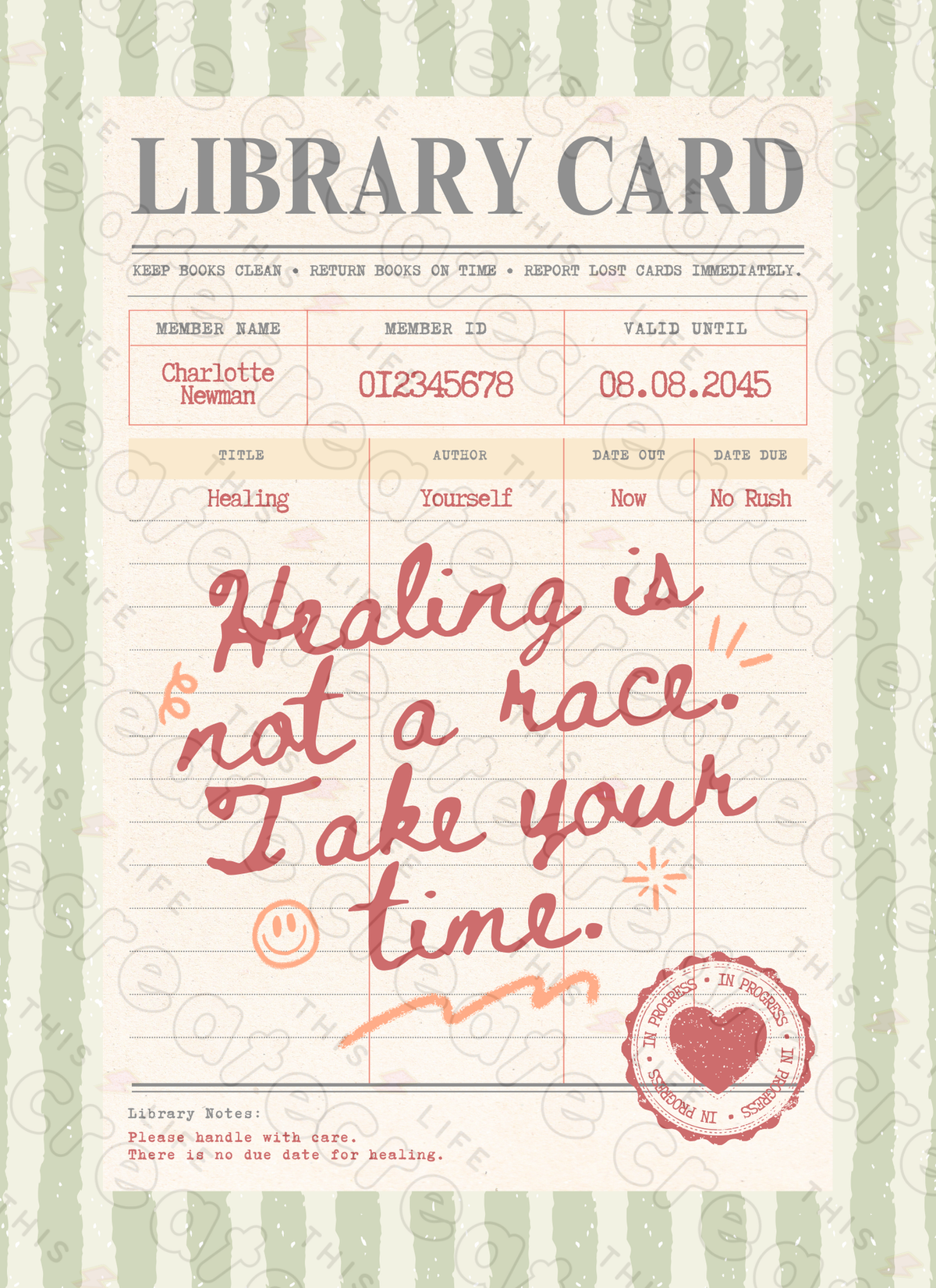 Bookish BGs
