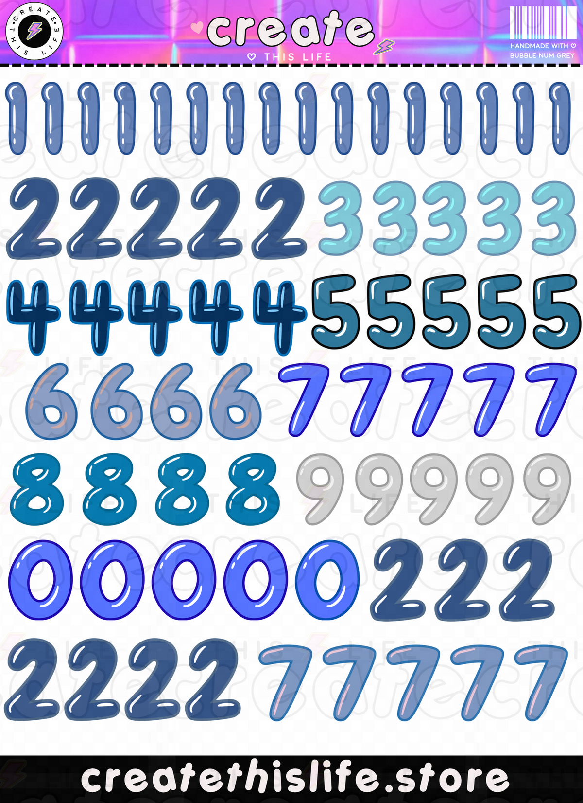 Bubble Numbers