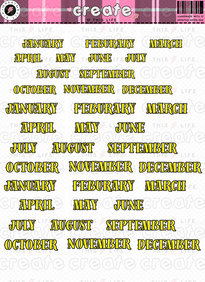 Neon Months