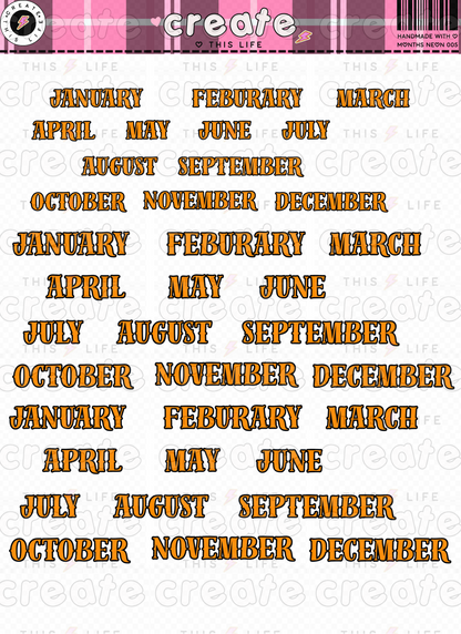 Neon Months