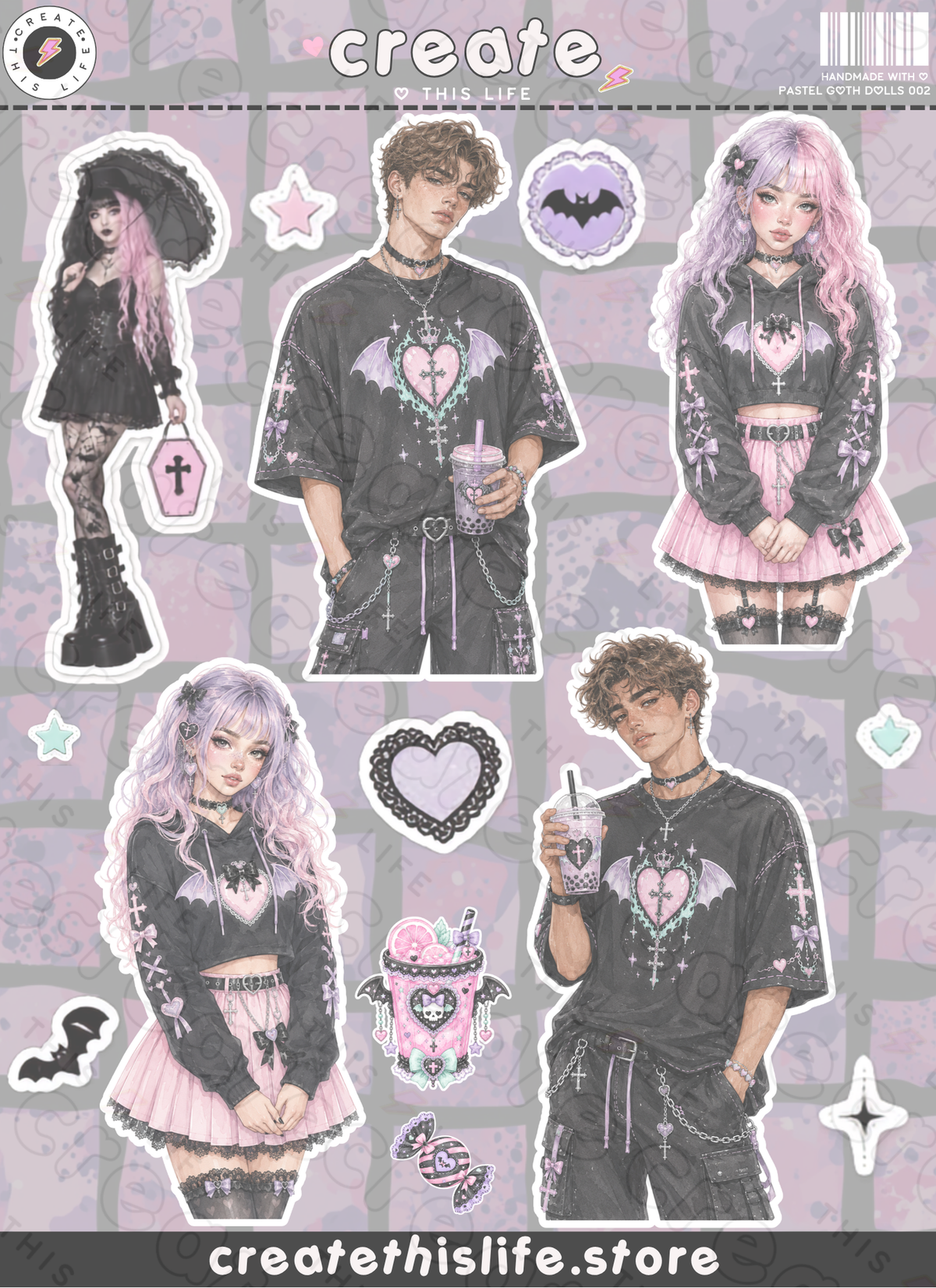 Pastel Goth Dolls