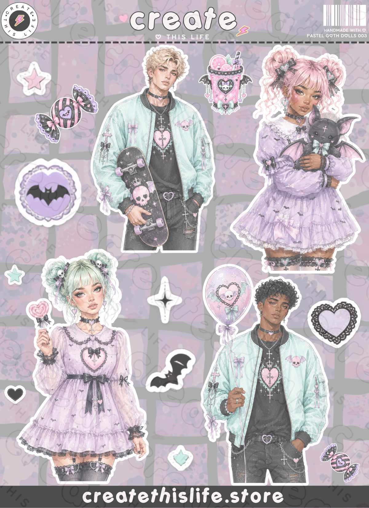 Pastel Goth Dolls