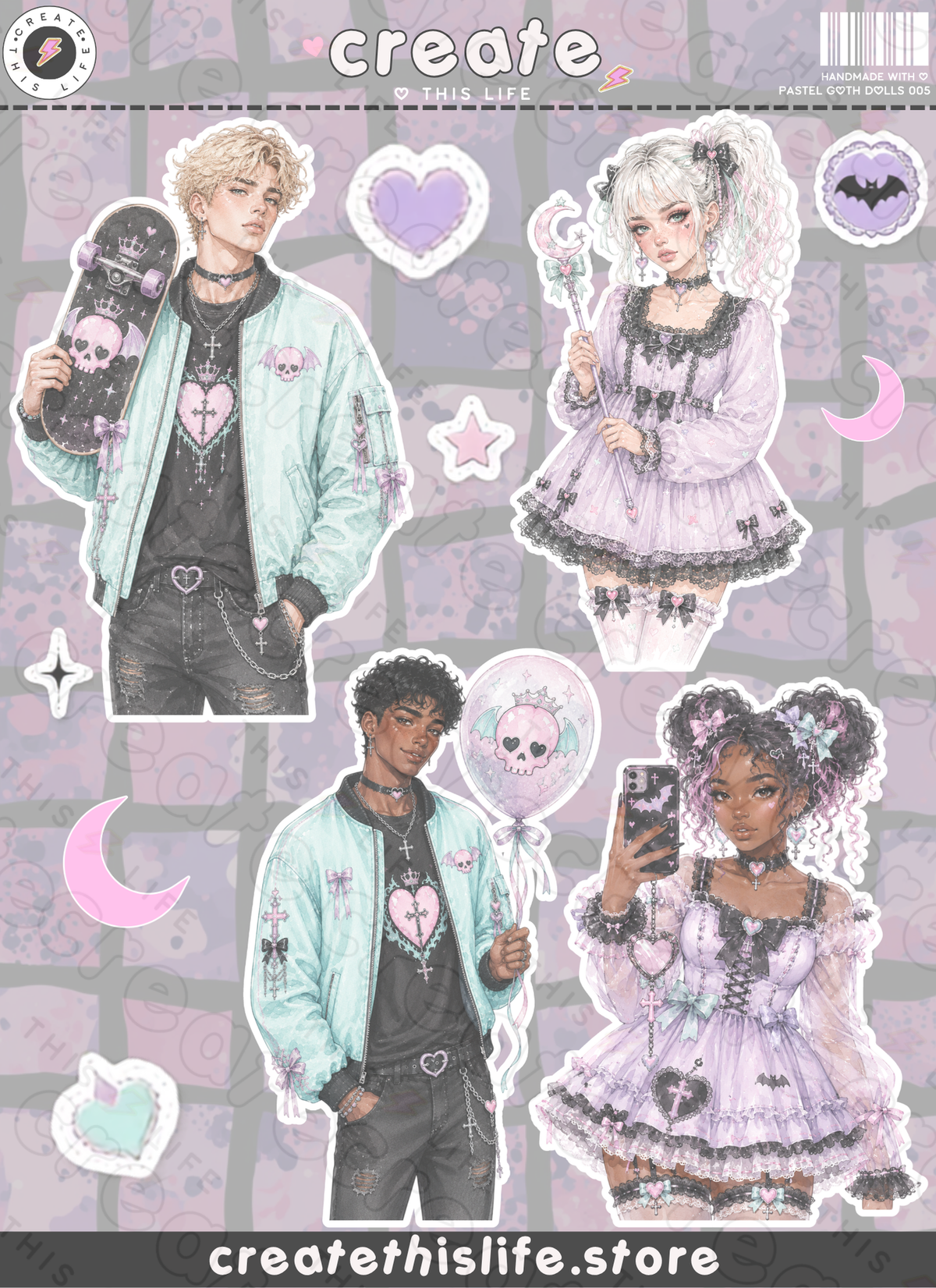 Pastel Goth Dolls