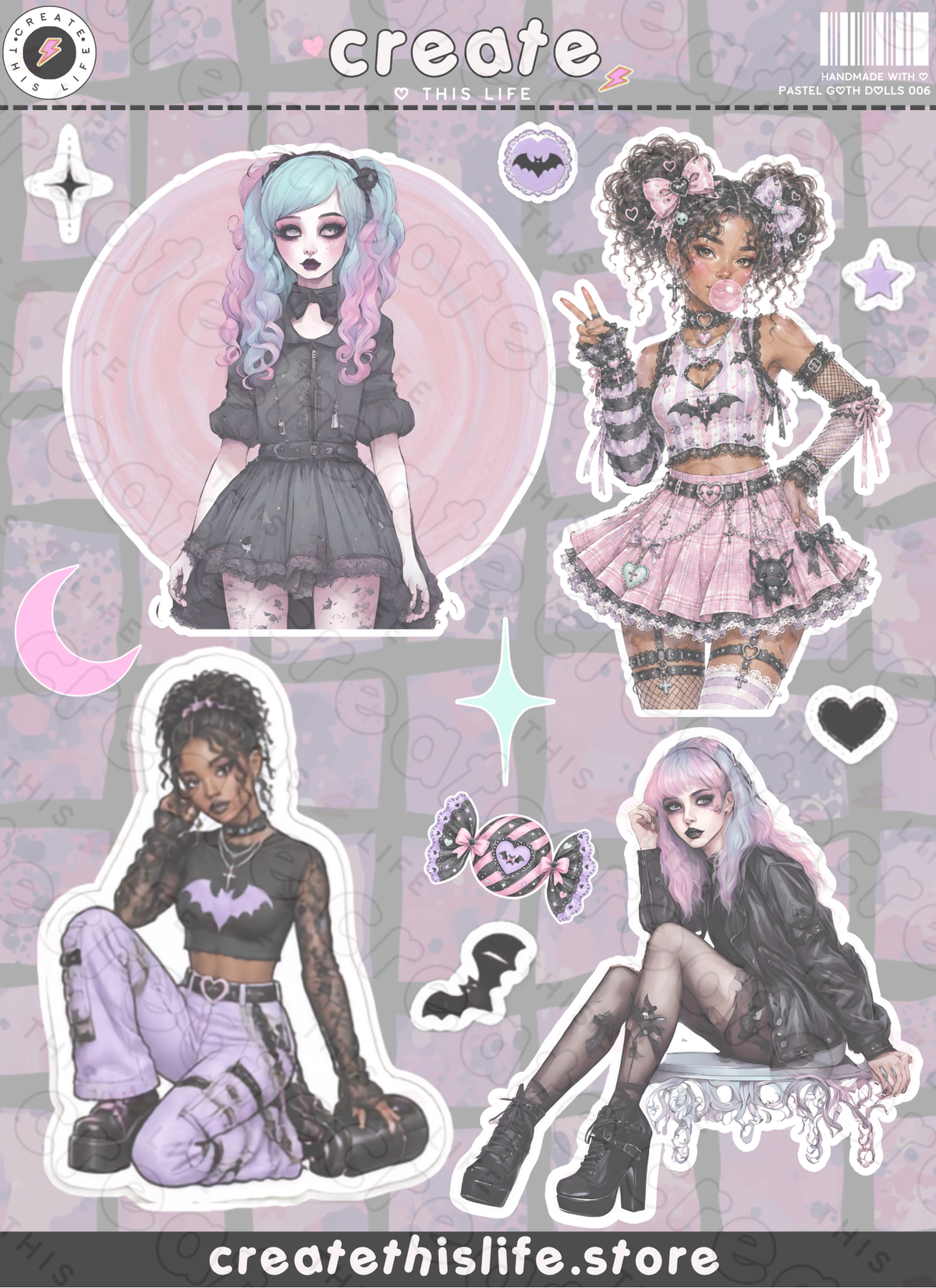 Pastel Goth Dolls