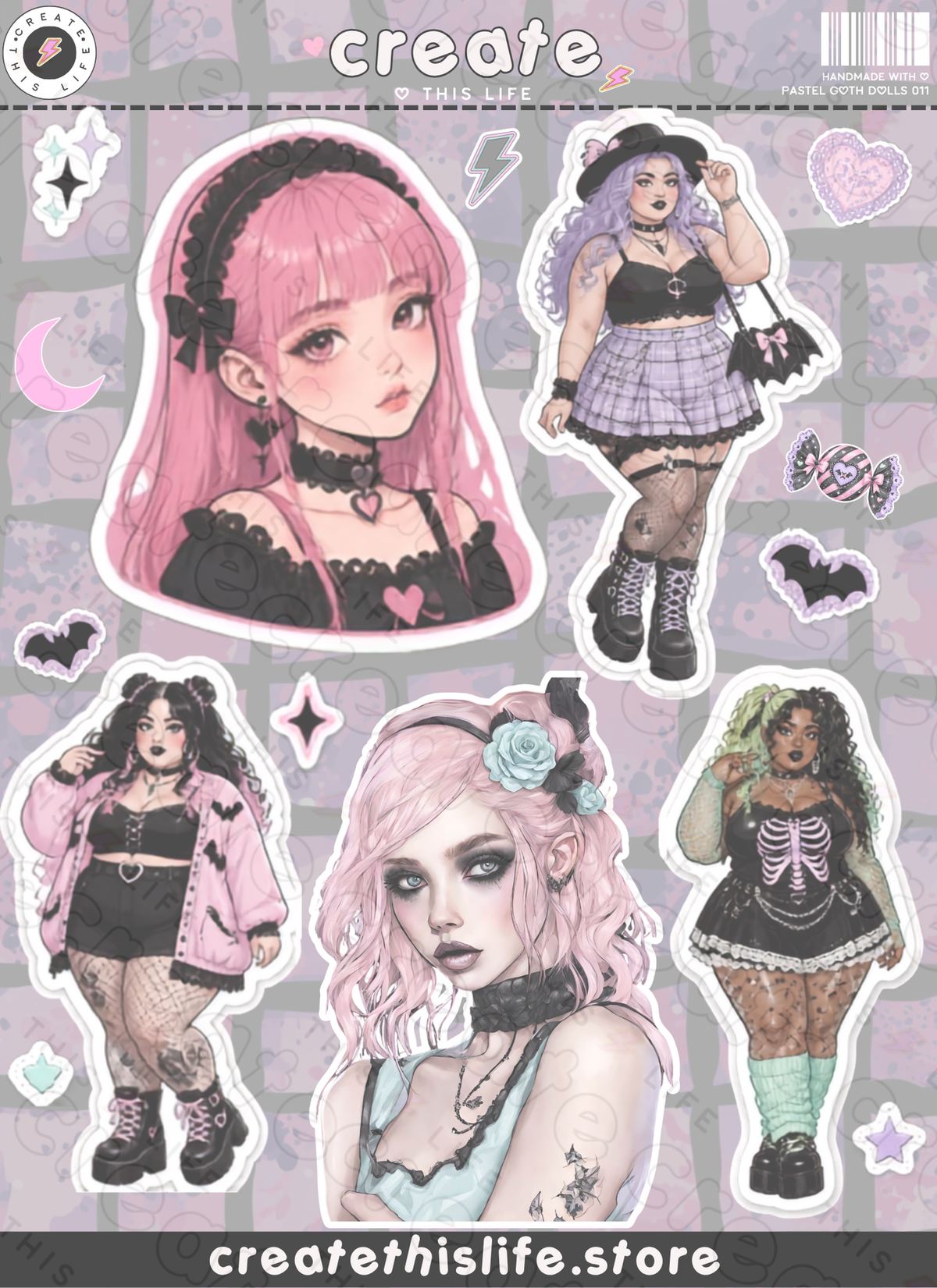 Pastel Goth Dolls