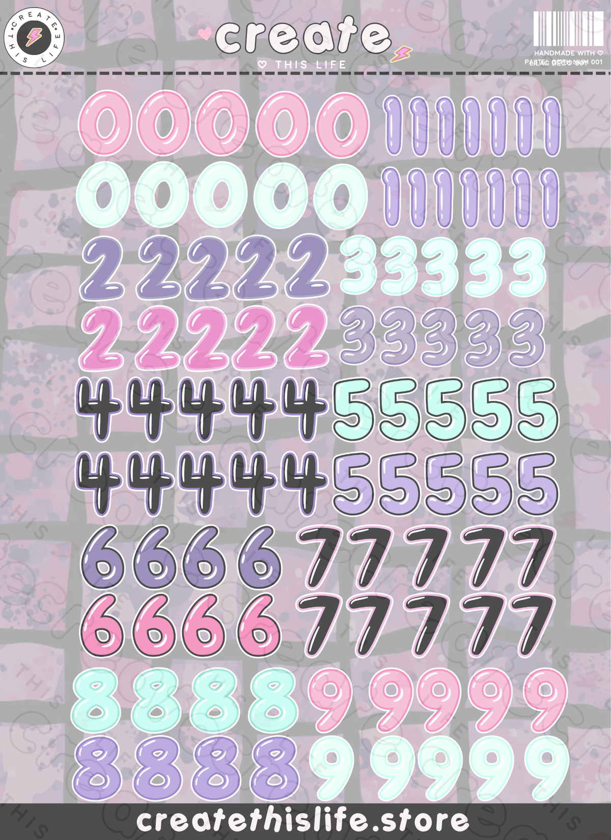 Bubble Numbers